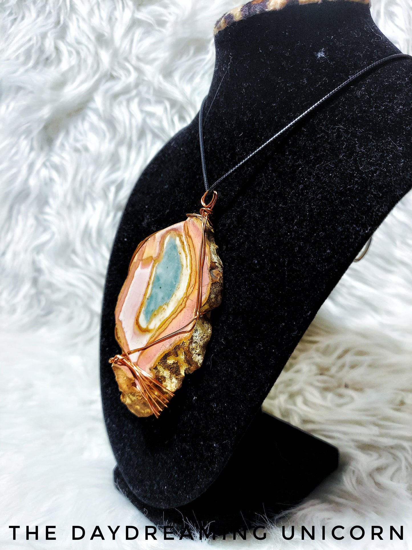 Crystal stone pendant: Polychrome Jasper