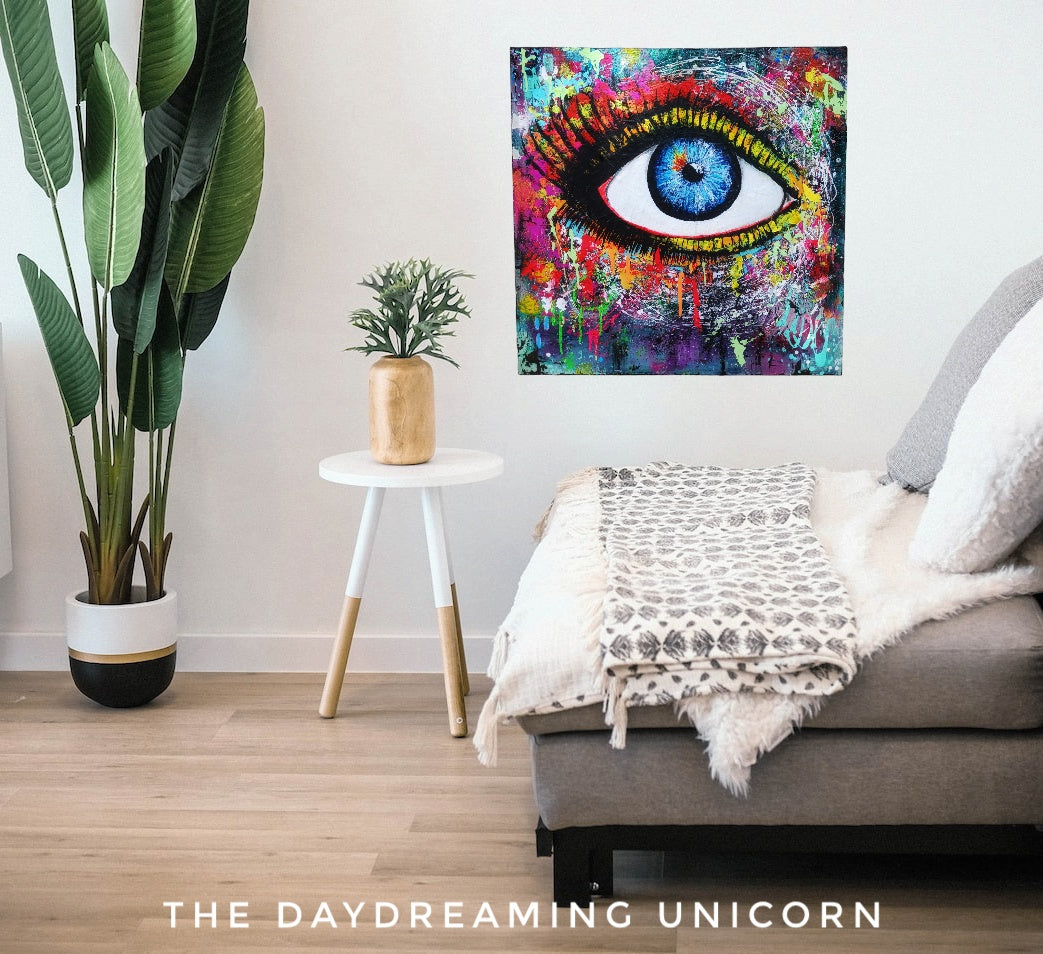 Canvas painting: The eye