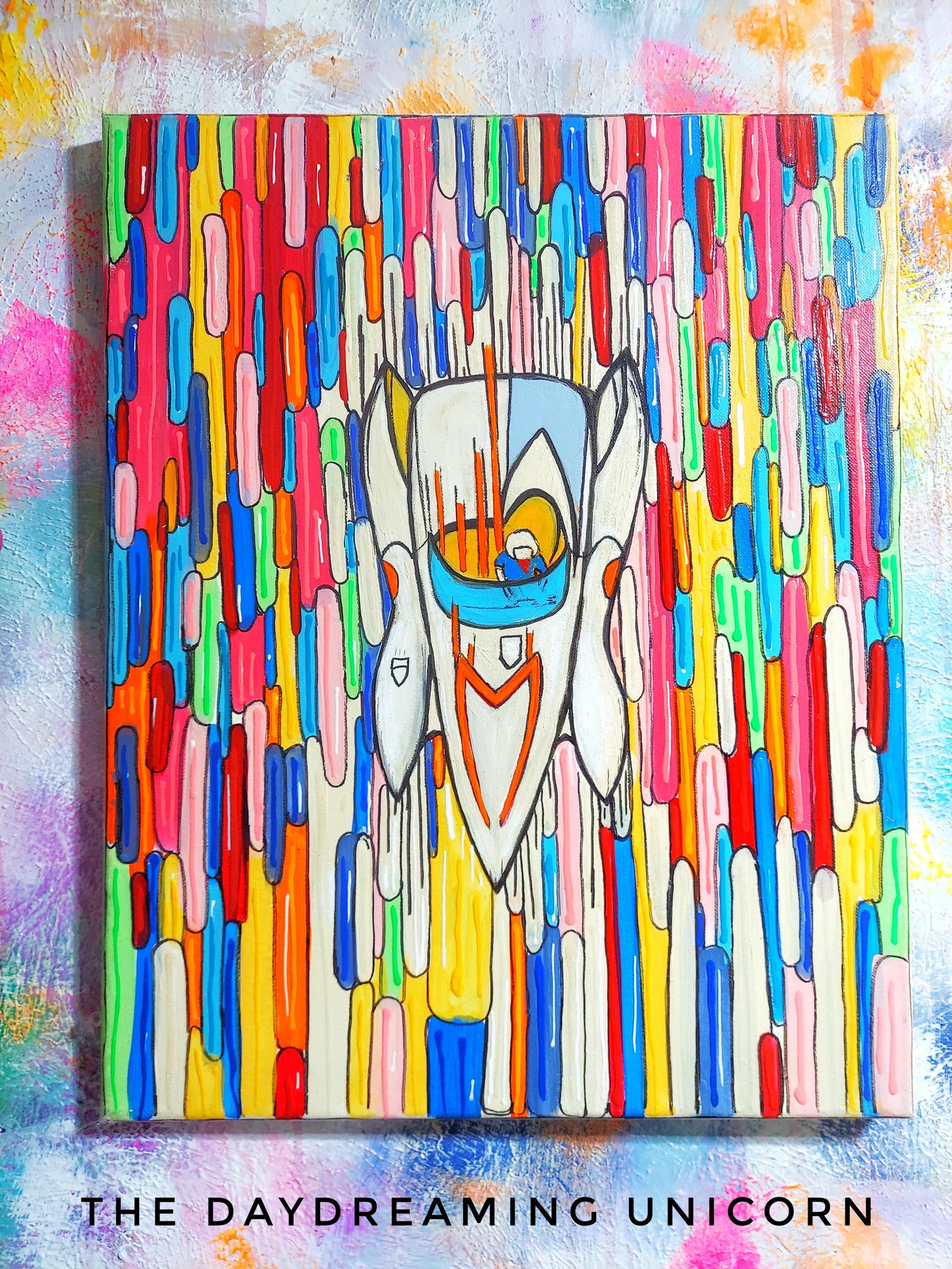 Artwork on canvas: Speed Racer