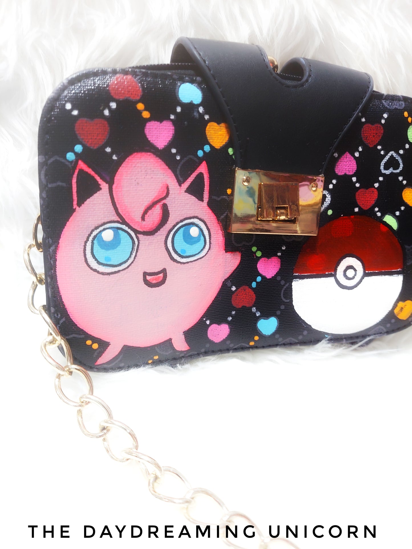 Purse Handpainted Pokemon/Kirby