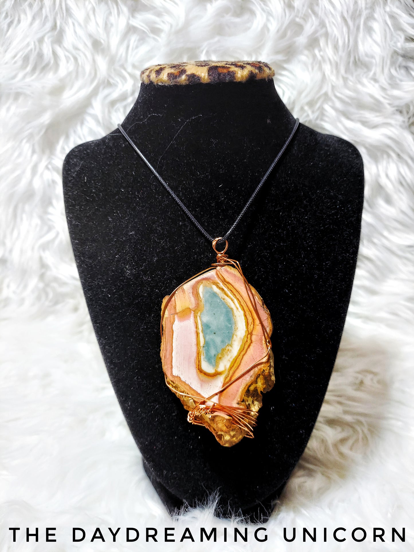 Crystal stone pendant: Polychrome Jasper