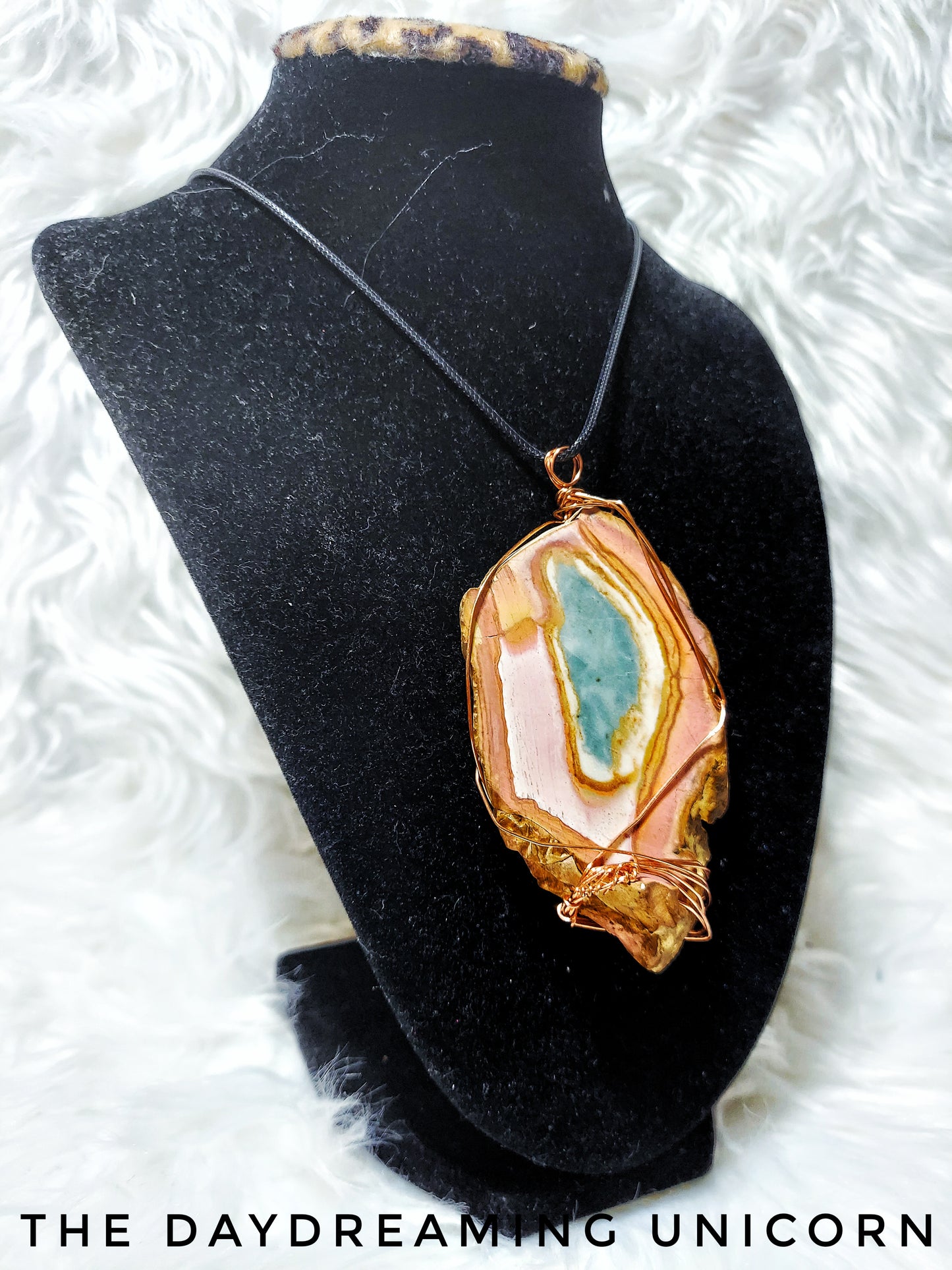 Crystal stone pendant: Polychrome Jasper