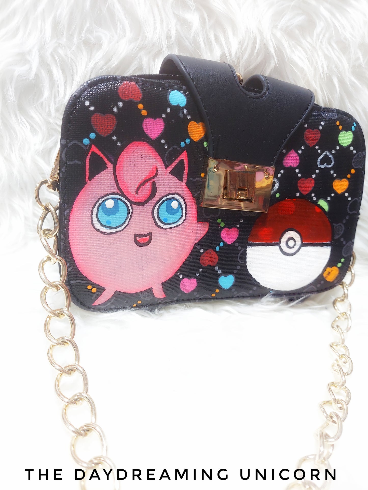 Purse Handpainted Pokemon/Kirby