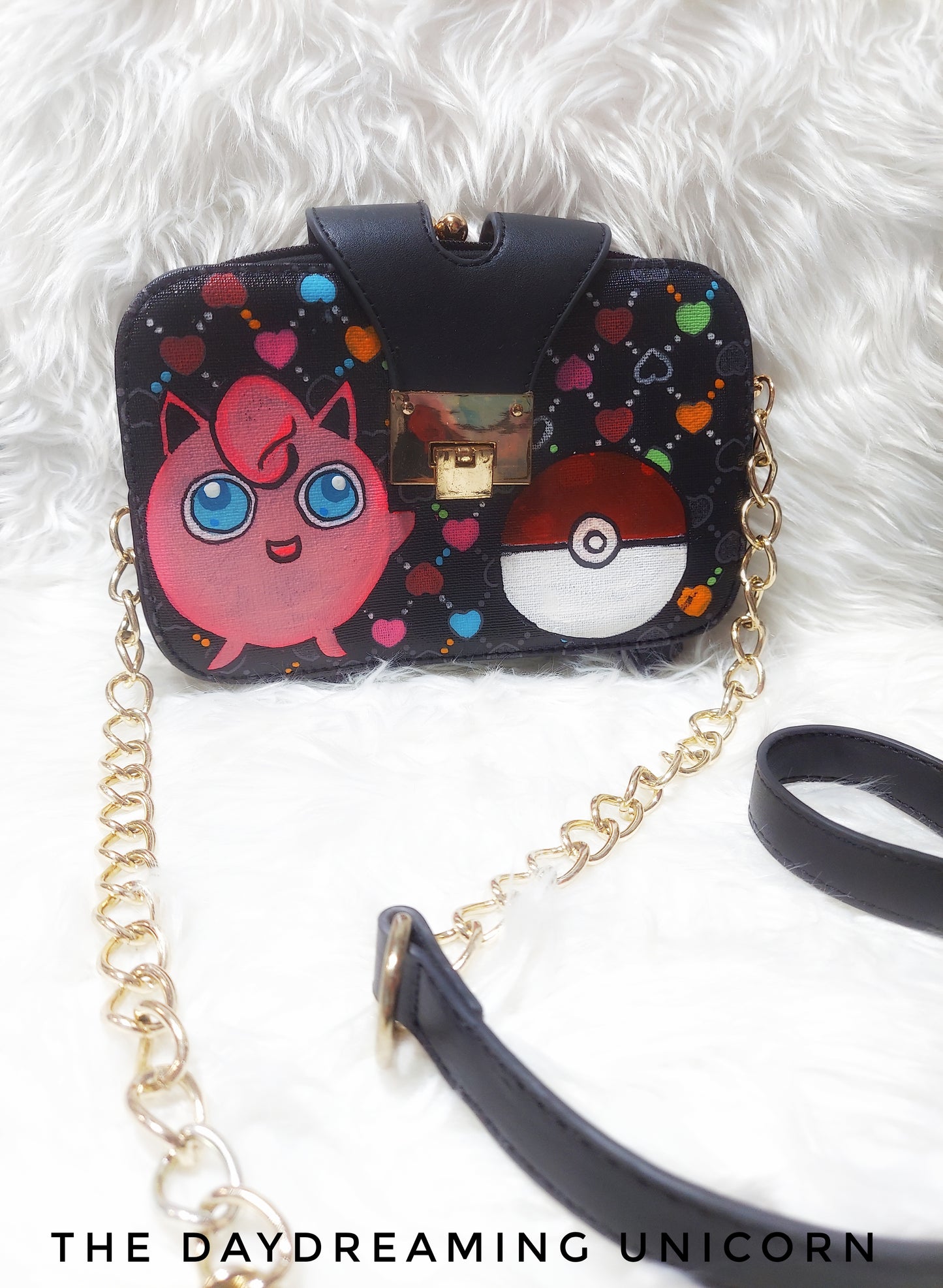 Purse Handpainted Pokemon/Kirby