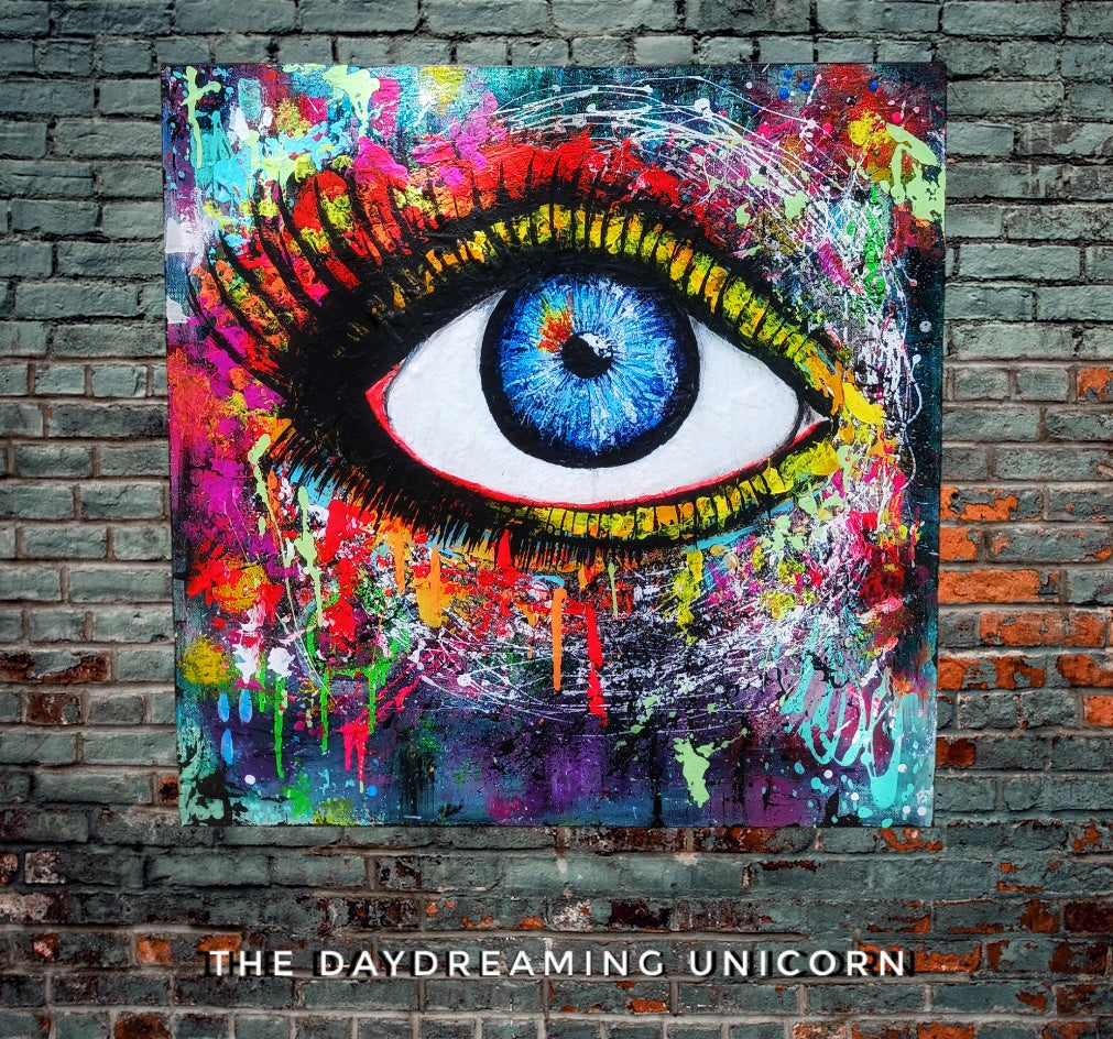 Canvas painting: The eye