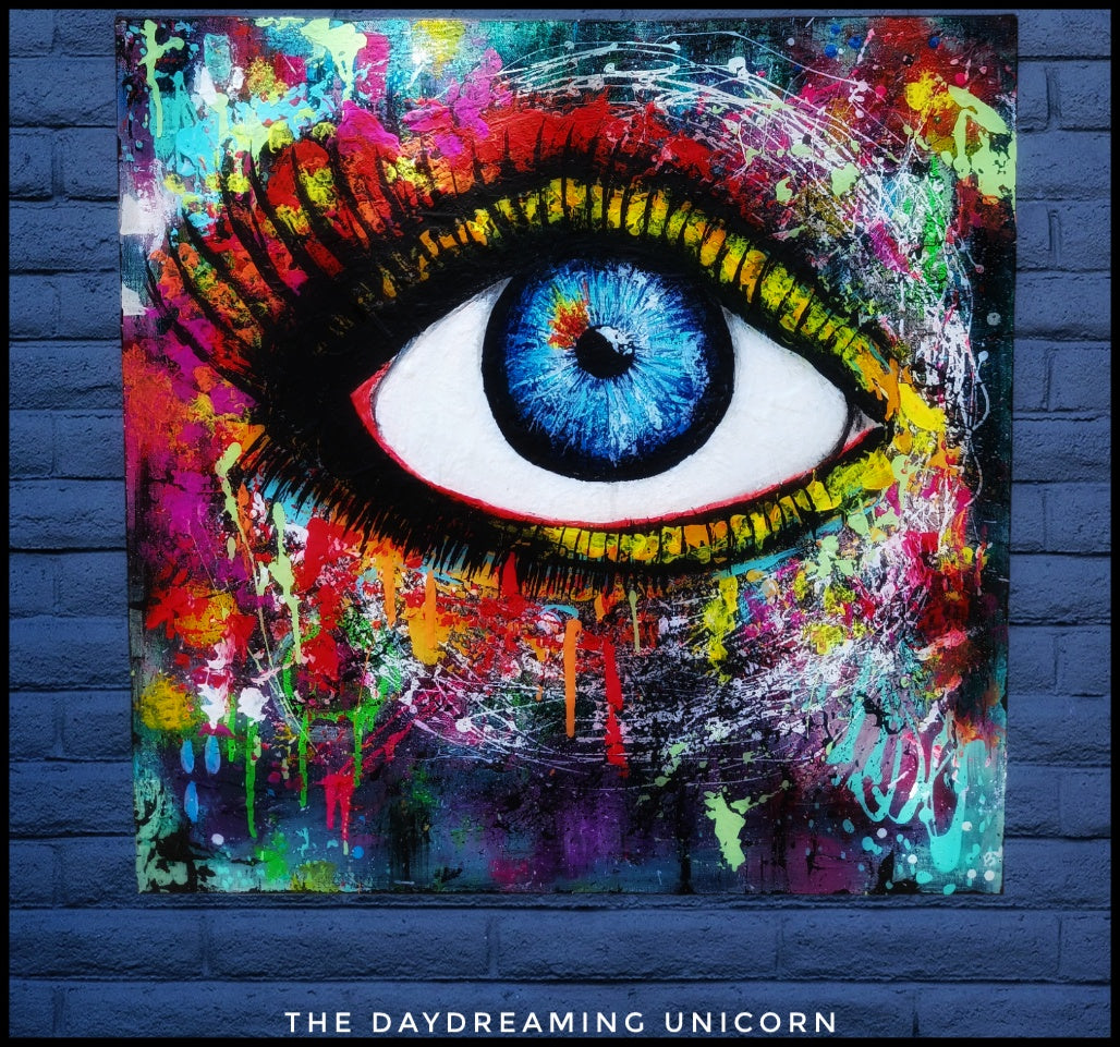 Canvas painting: The eye