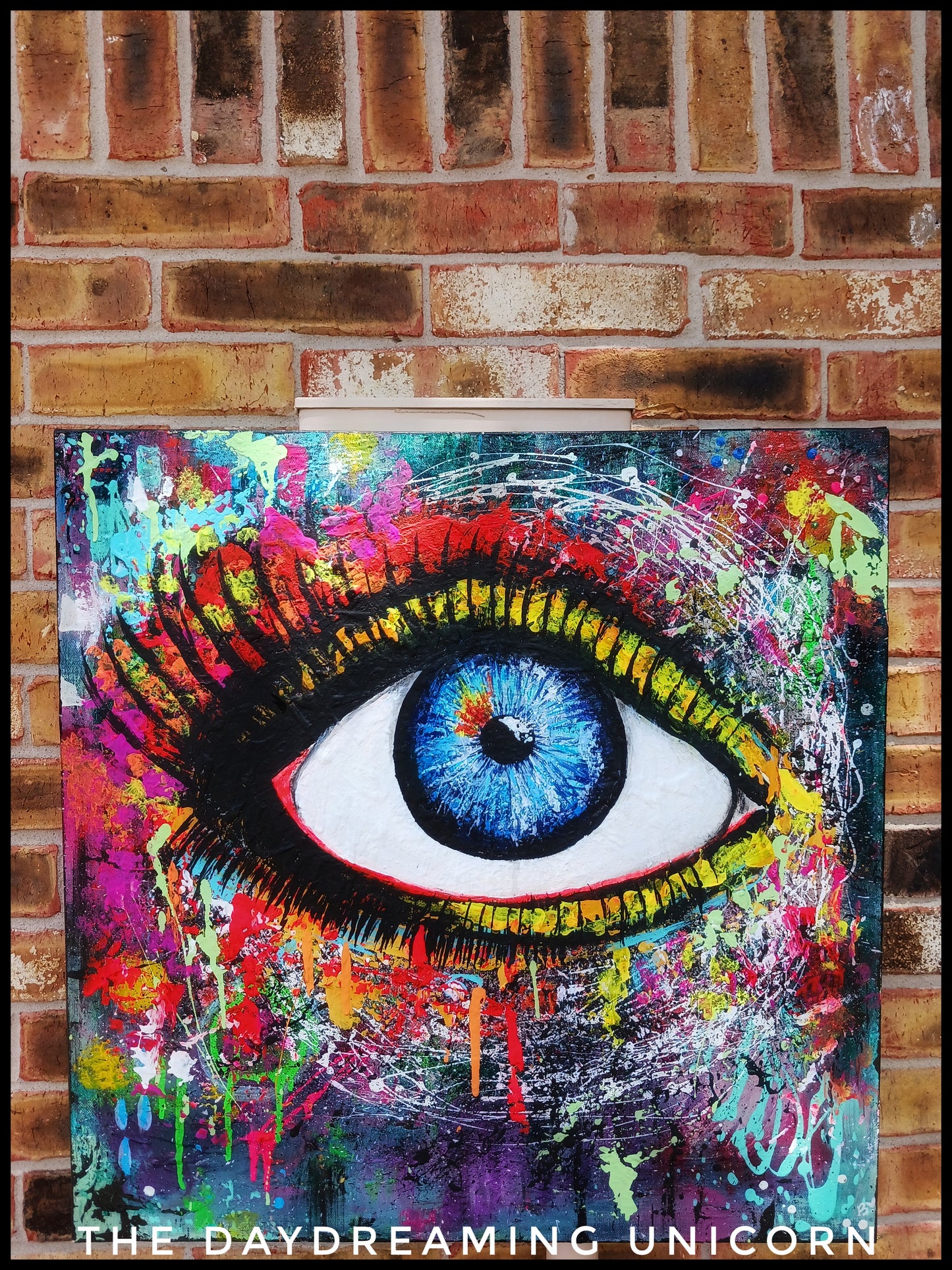 Canvas painting: The eye