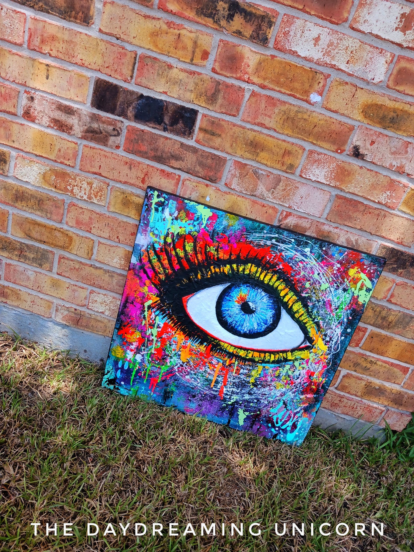 Canvas painting: The eye