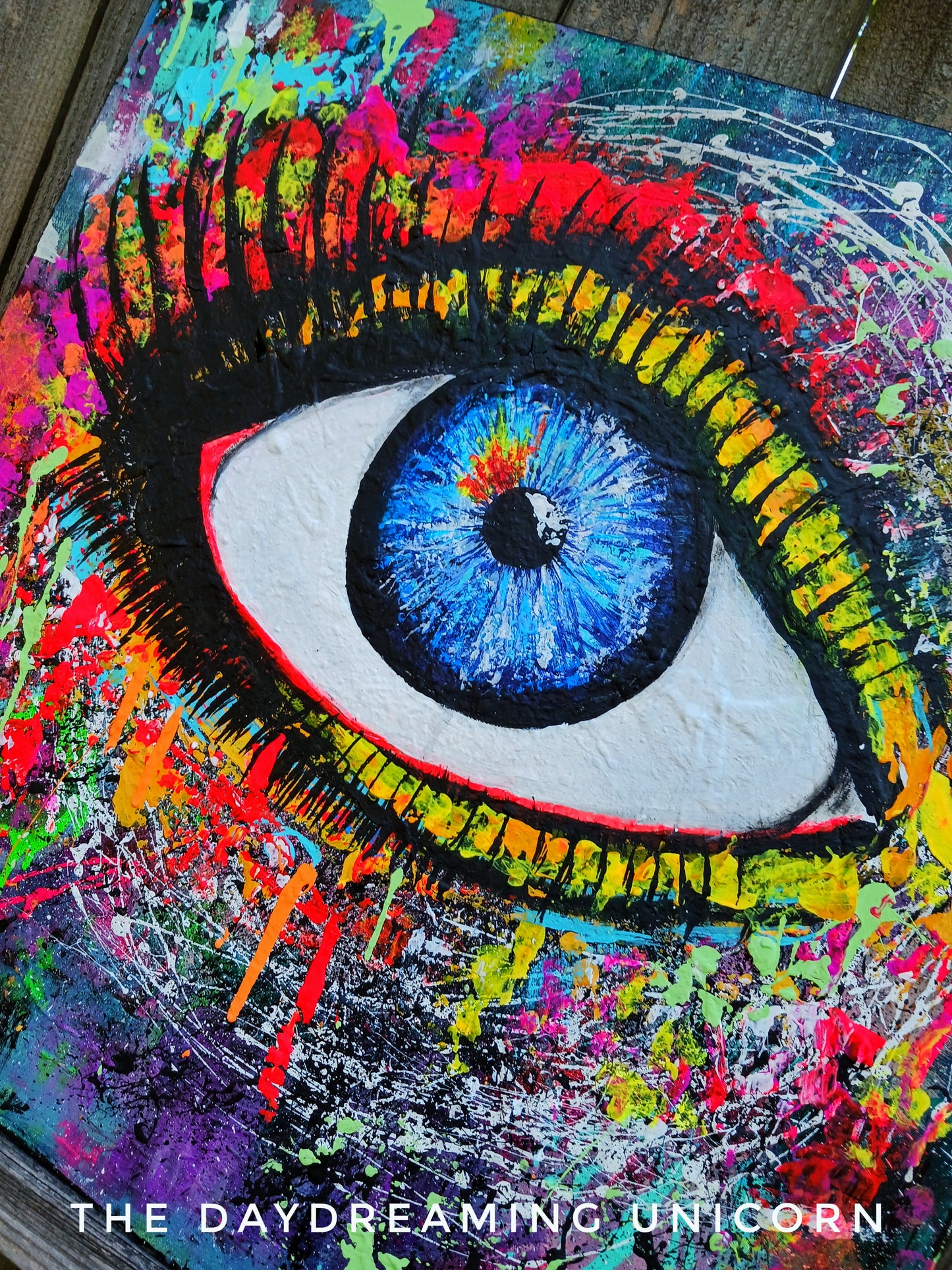 Canvas painting: The eye