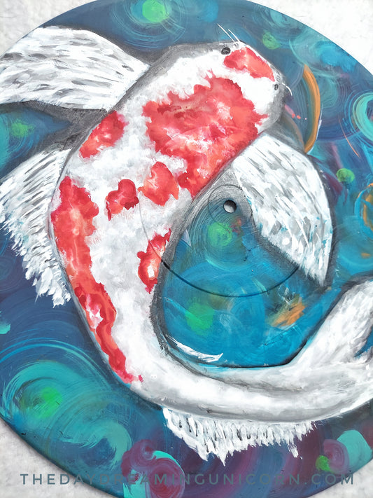 Artwork Painting: Koi fish