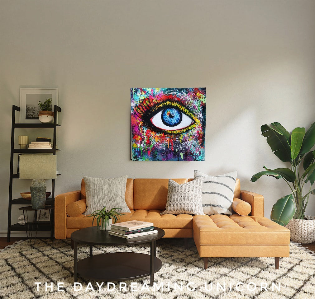 Canvas painting: The eye