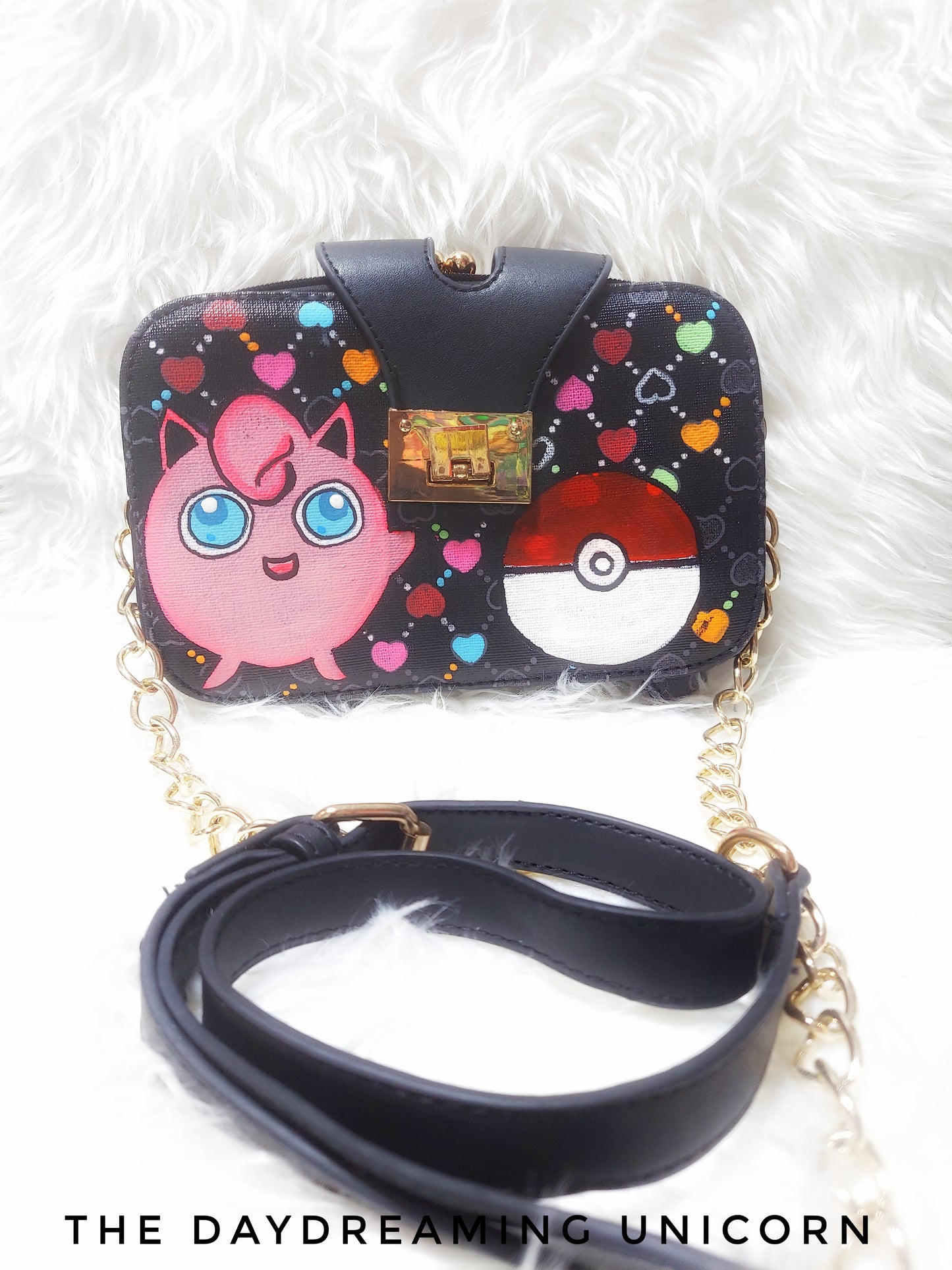 Purse Handpainted Pokemon/Kirby