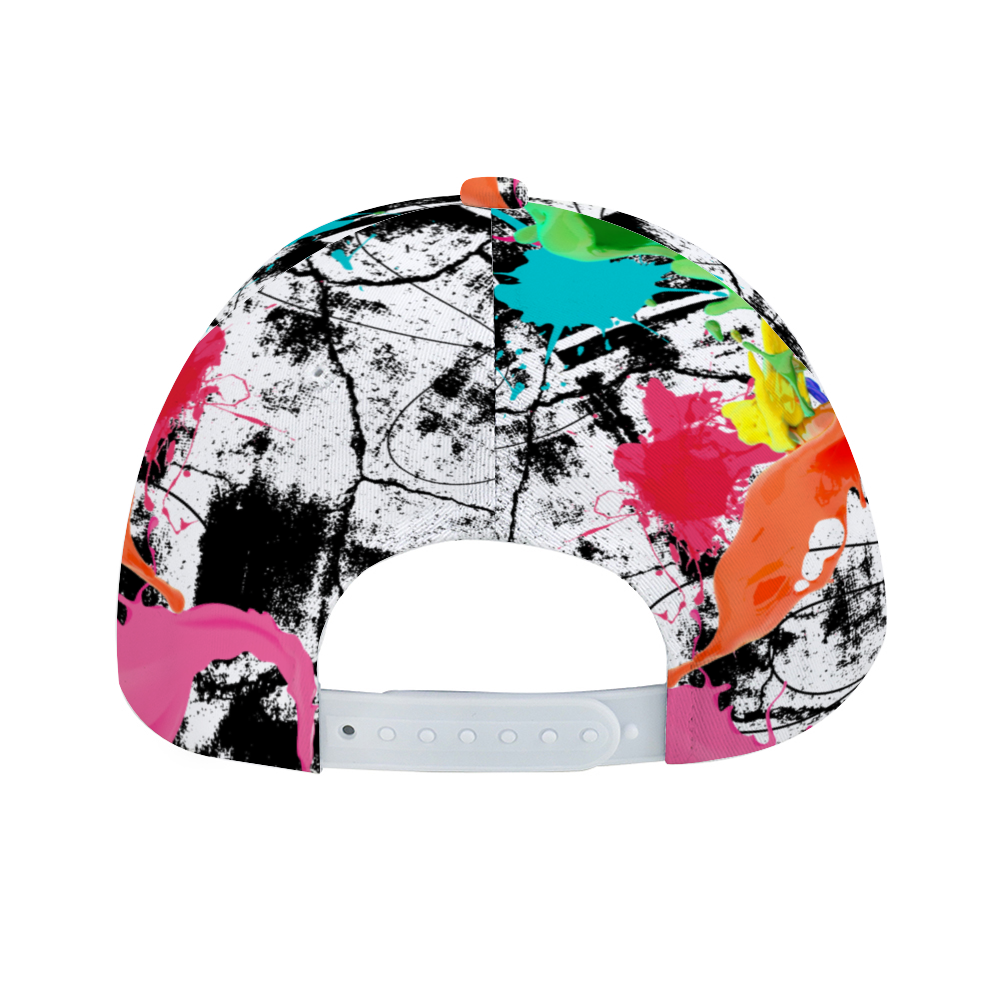  Abstract color splash Custom All Over Print Unisex Adjustable Trucker Hat