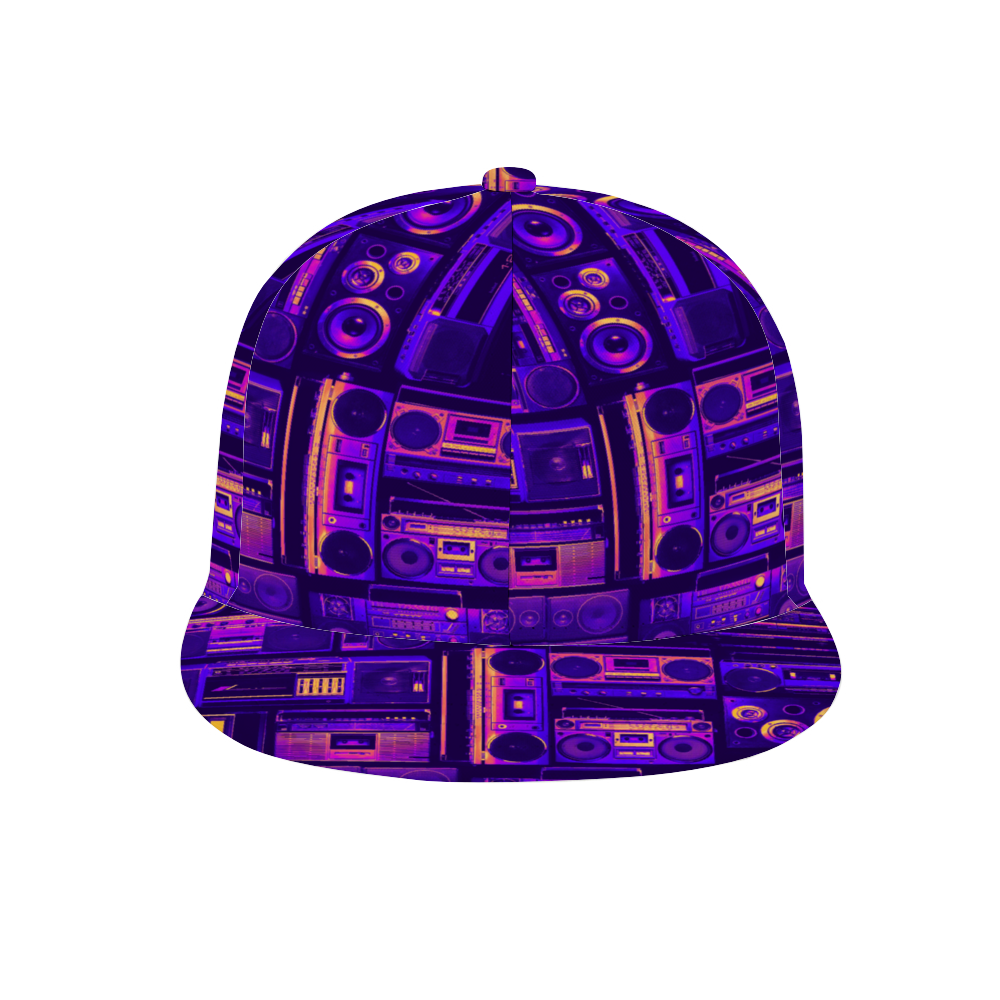  Retro 80s  All Over Print Unisex Adjustable Trucker Hat