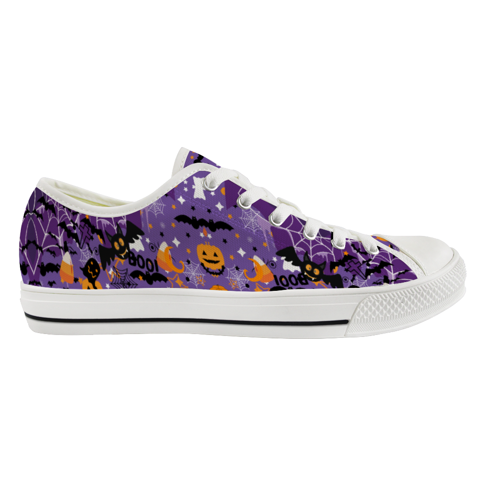 Halloween  Canvas Shoes Low Top Sneakers