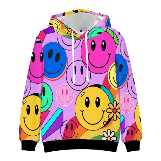 Smiley Unisex Hoodies  with Pockets