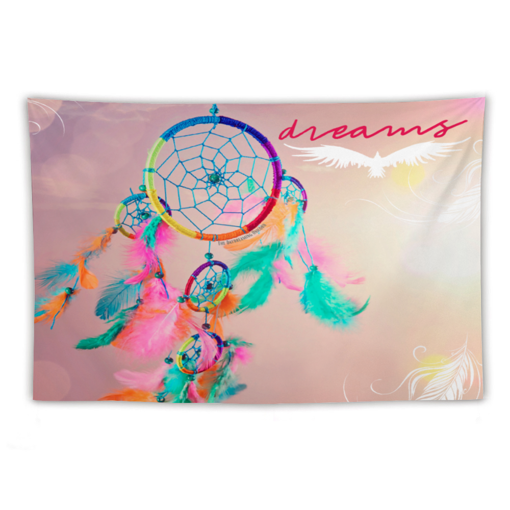 Dreamcatcher dreams Tapestry Wall Hanging 39" × 59''