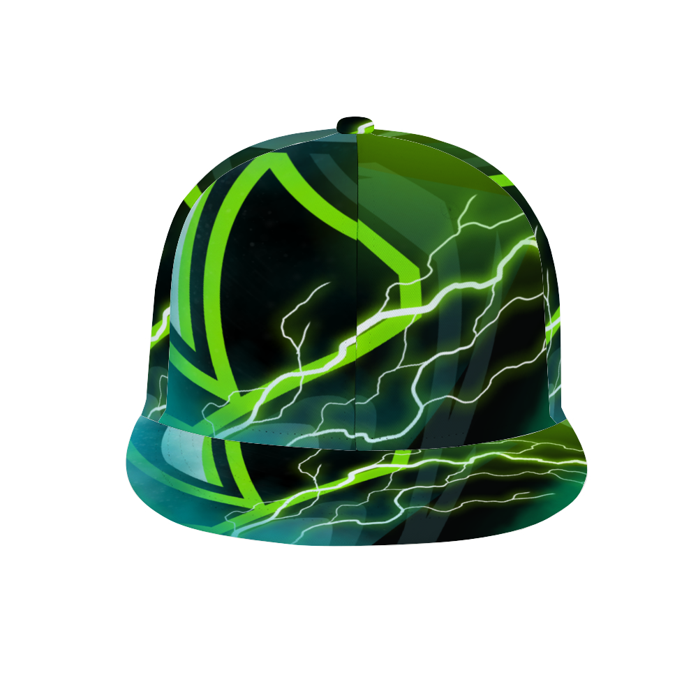  Green Lightning Custom All Over Print Unisex Adjustable Trucker Hat