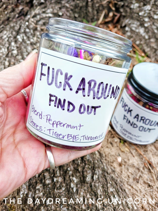 F#ck around Find out candle