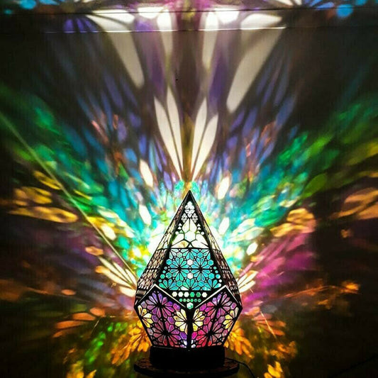 Bohemian lamp stained glass