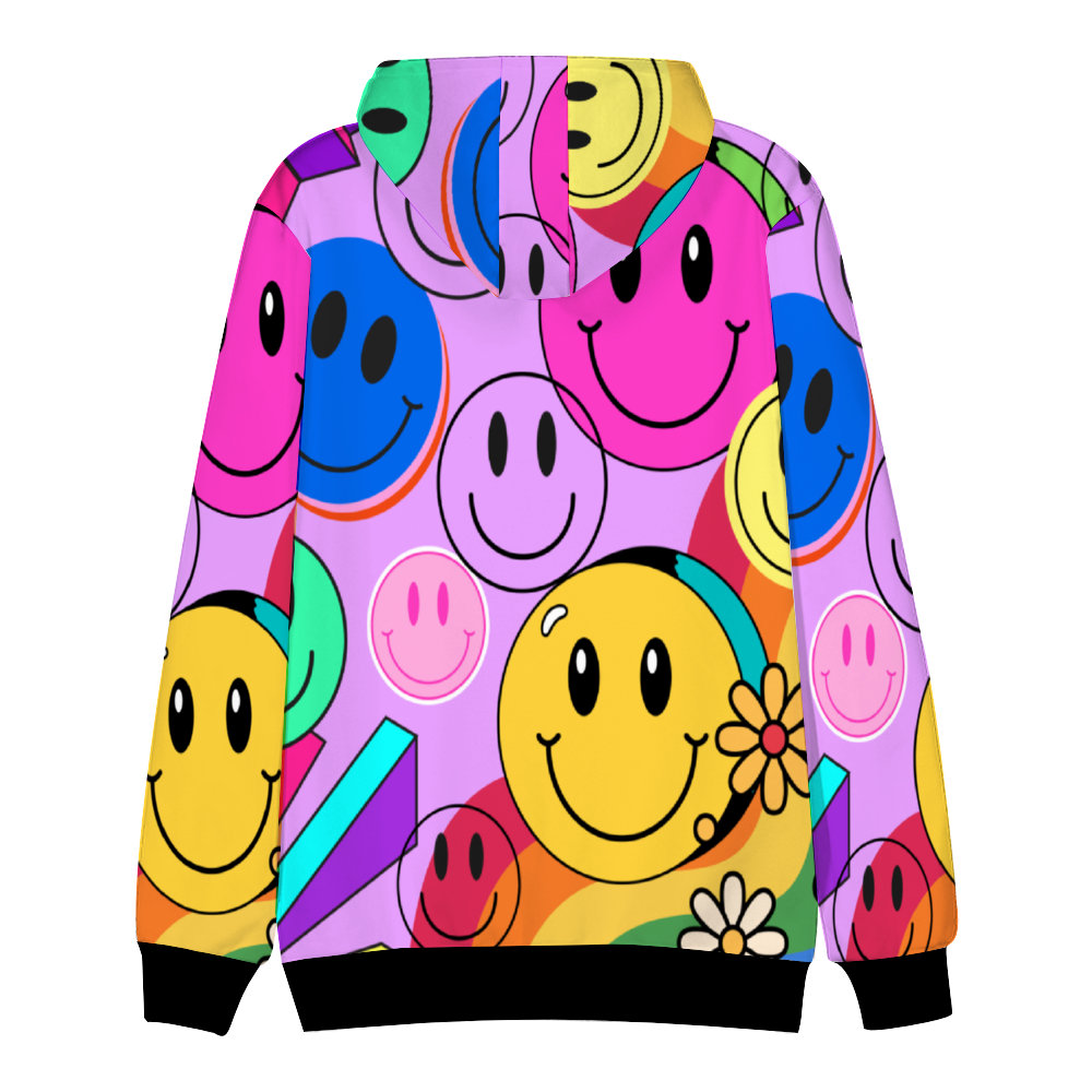 Smiley Unisex Hoodies  with Pockets