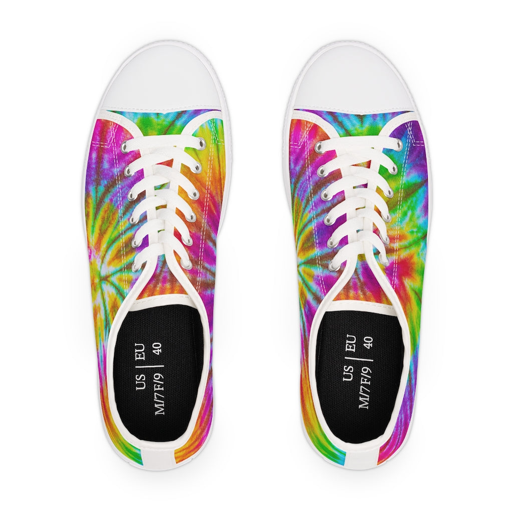 Tie dye Women's Low Top Sneakers