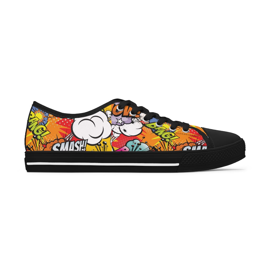 Comic book Women's Low Top Sneakers