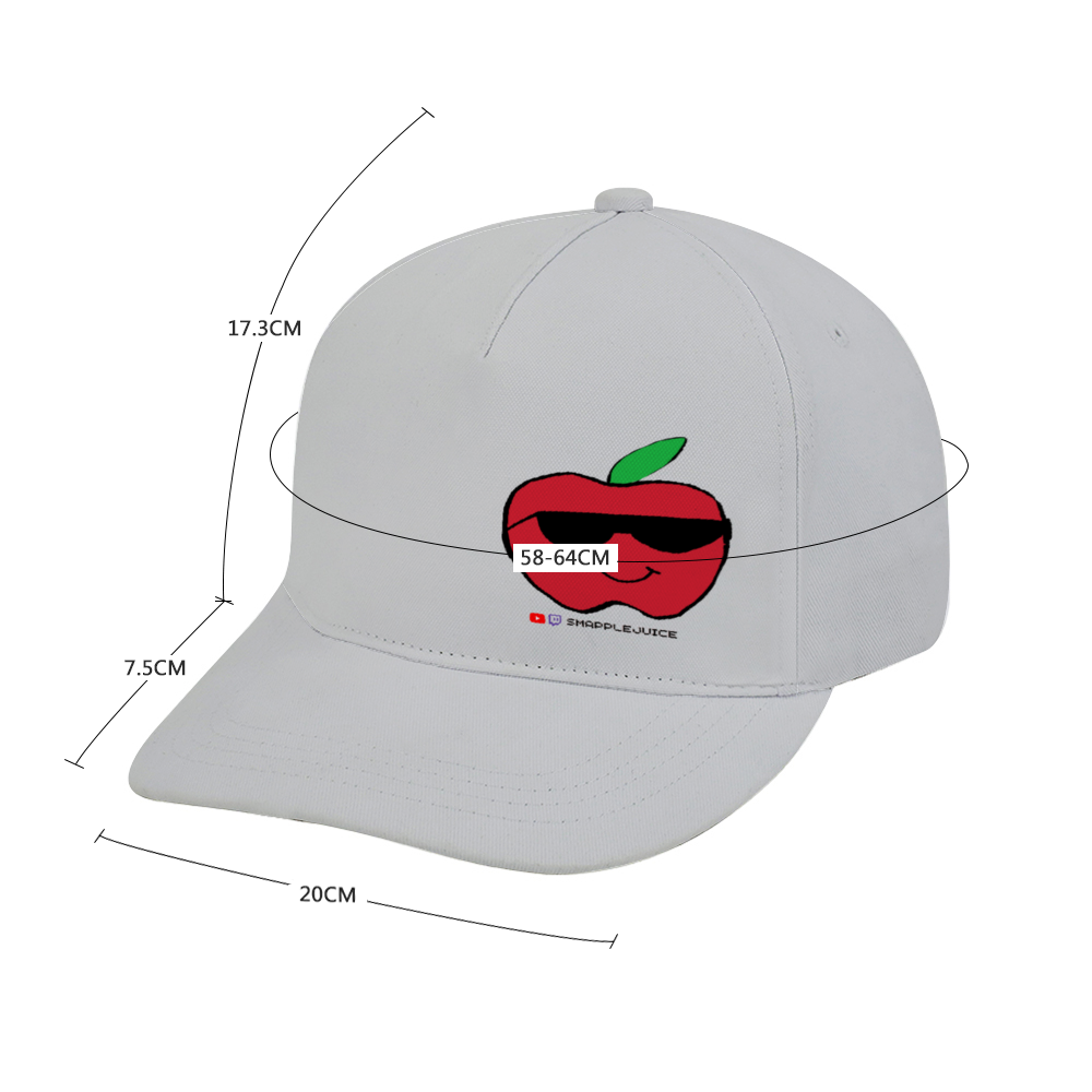 SMAppleJuice Official Merch Unisex Adjustable Curved Bill Baseball Hat