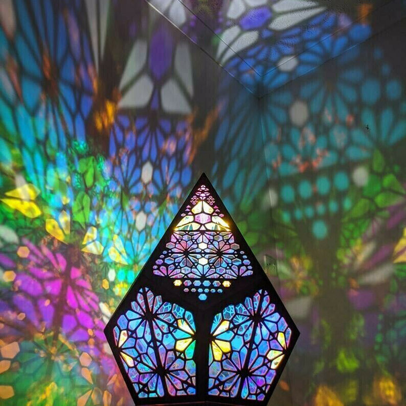 Bohemian lamp stained glass