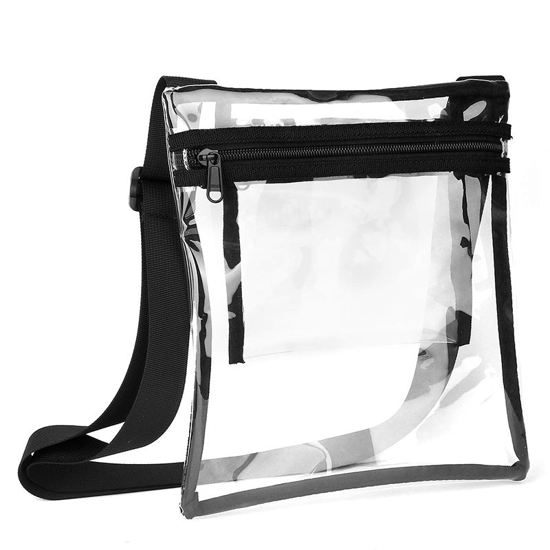 Stadium cross body bag clear 9"