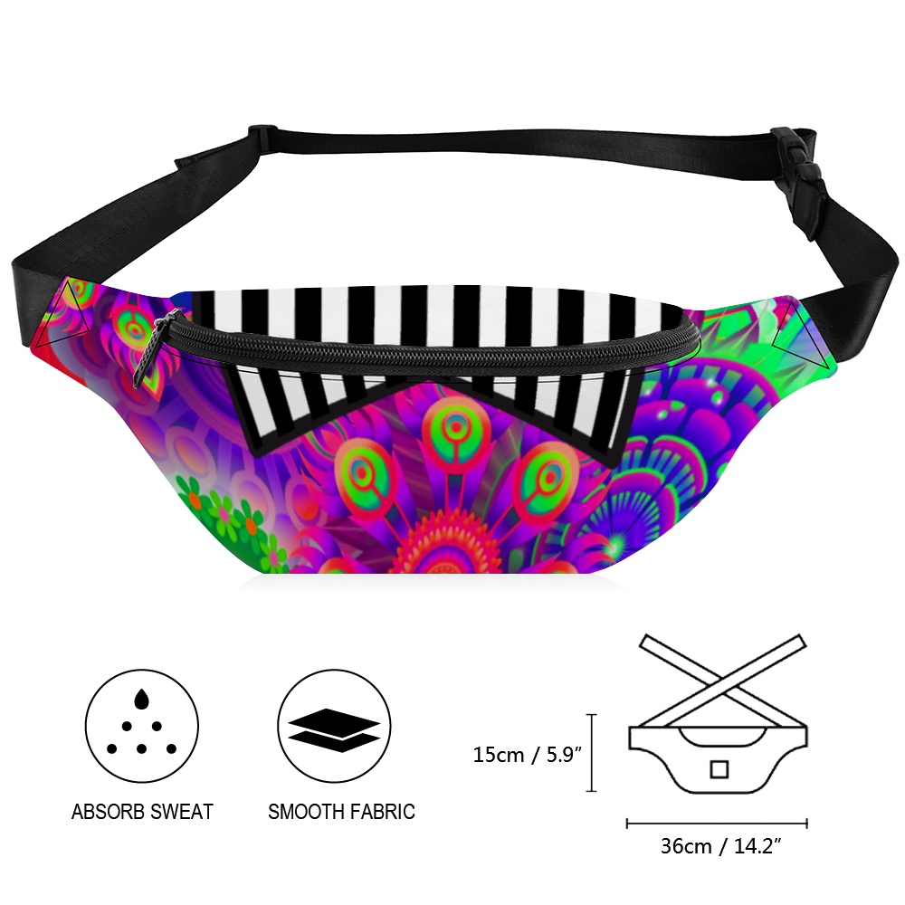 Bold and trippy Fanny Pack