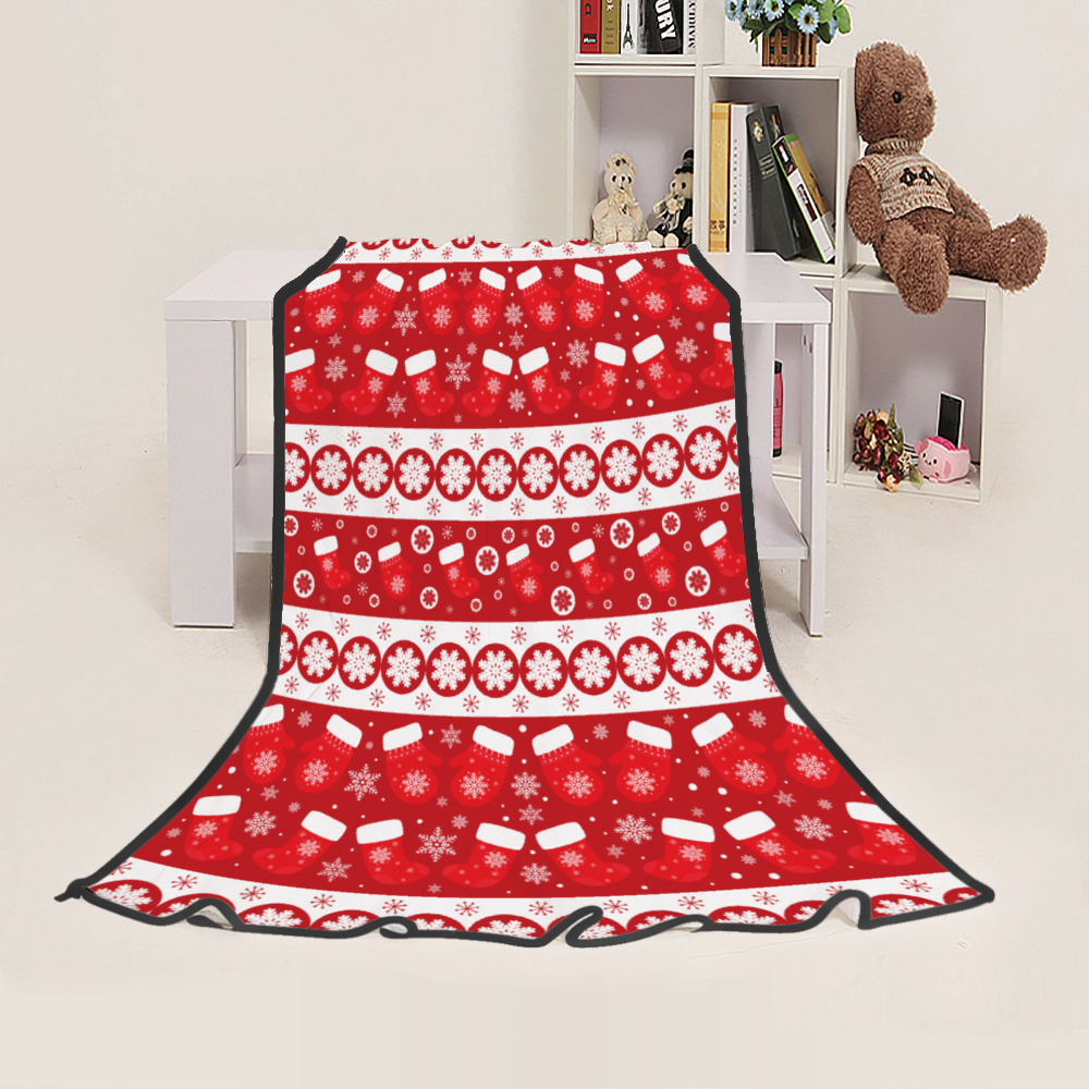 Christmas  Sherpa Fleece Blanket 1 Sided Printing