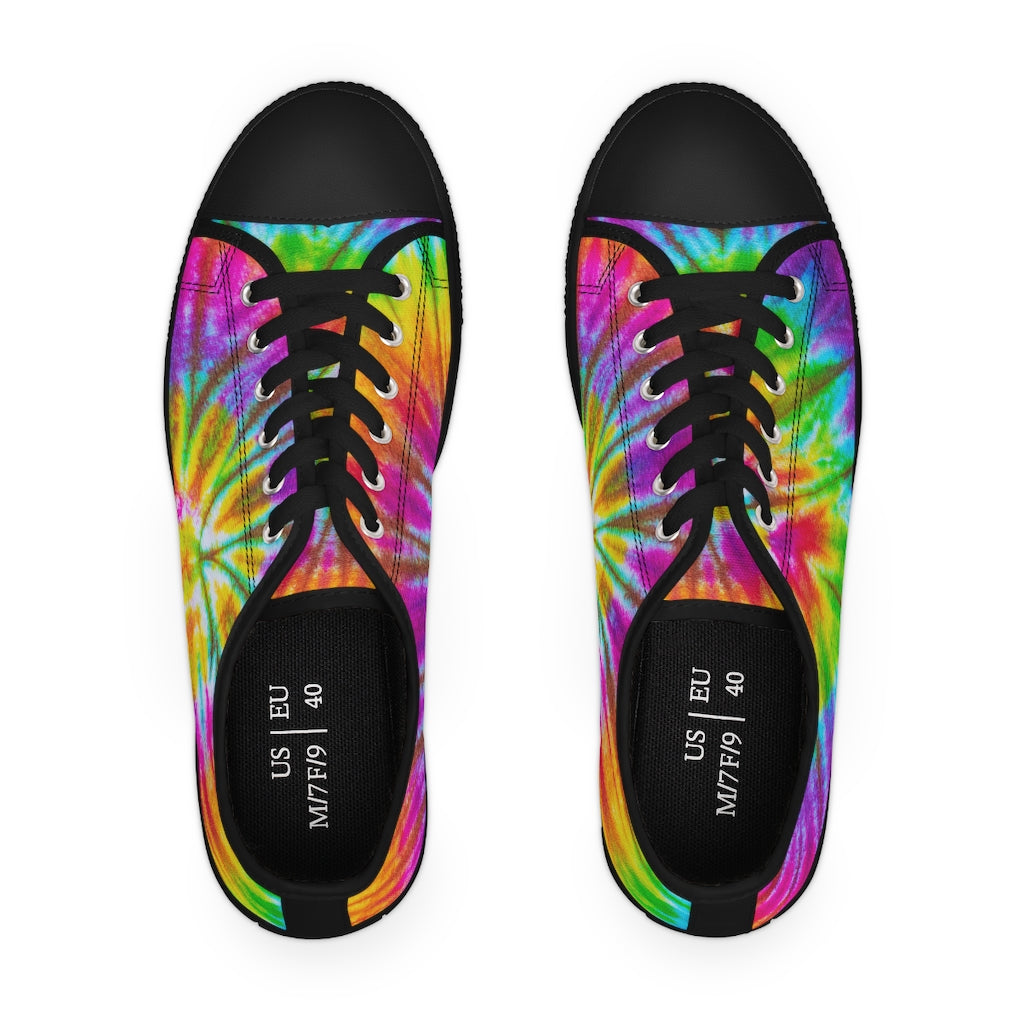 Tie dye Women's Low Top Sneakers