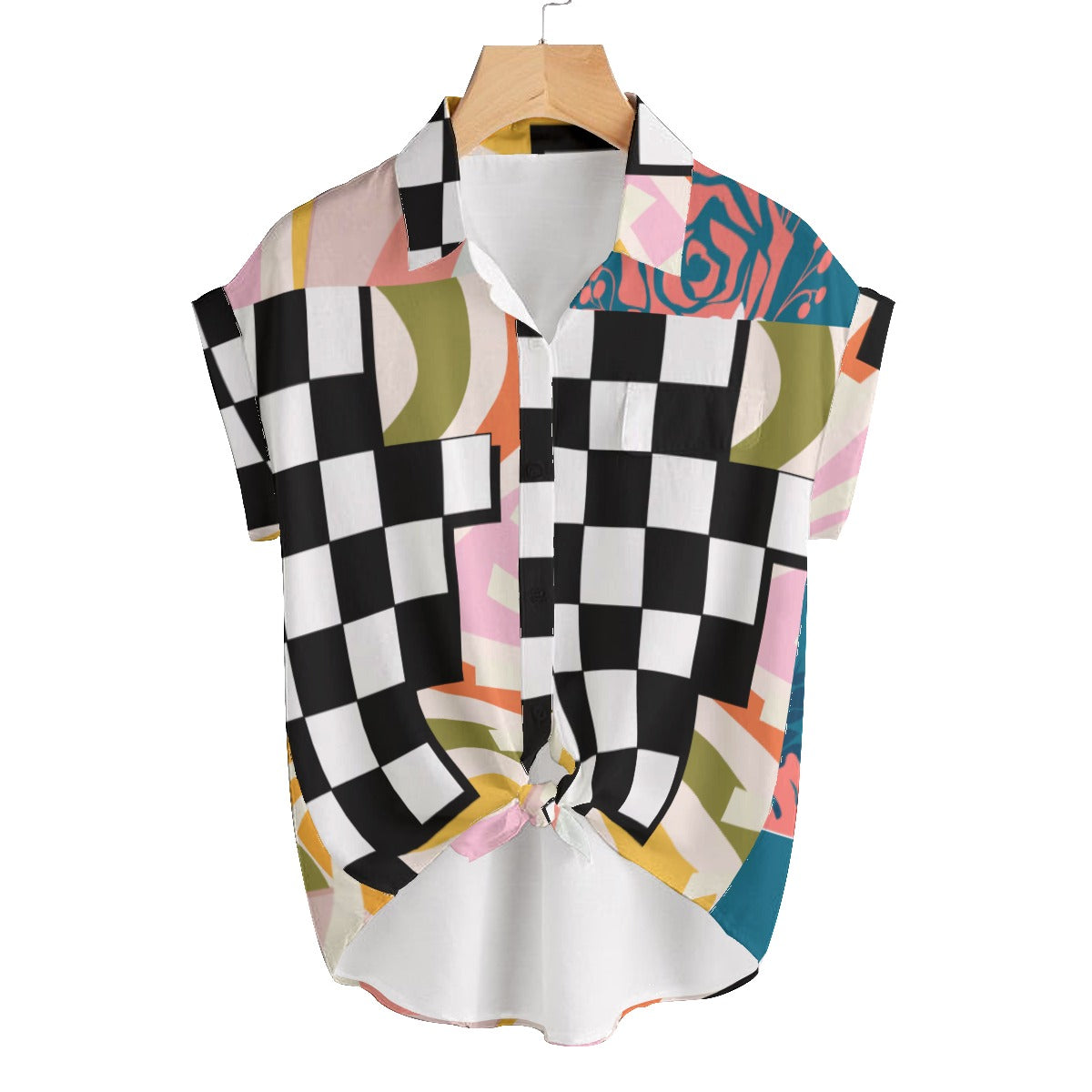 Checkered dreams Women's T-shirt (Plus Size)