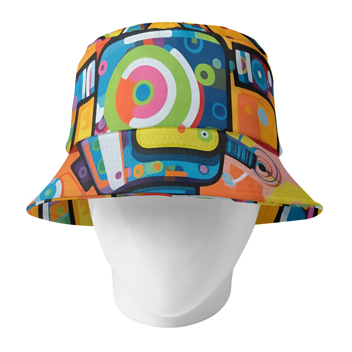 Abstract Bucket hat