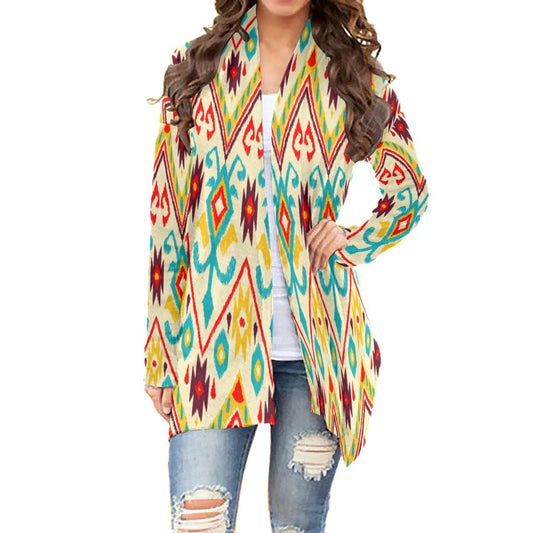 Boho gypsy  Women's Cardigan style With Long Sleeve