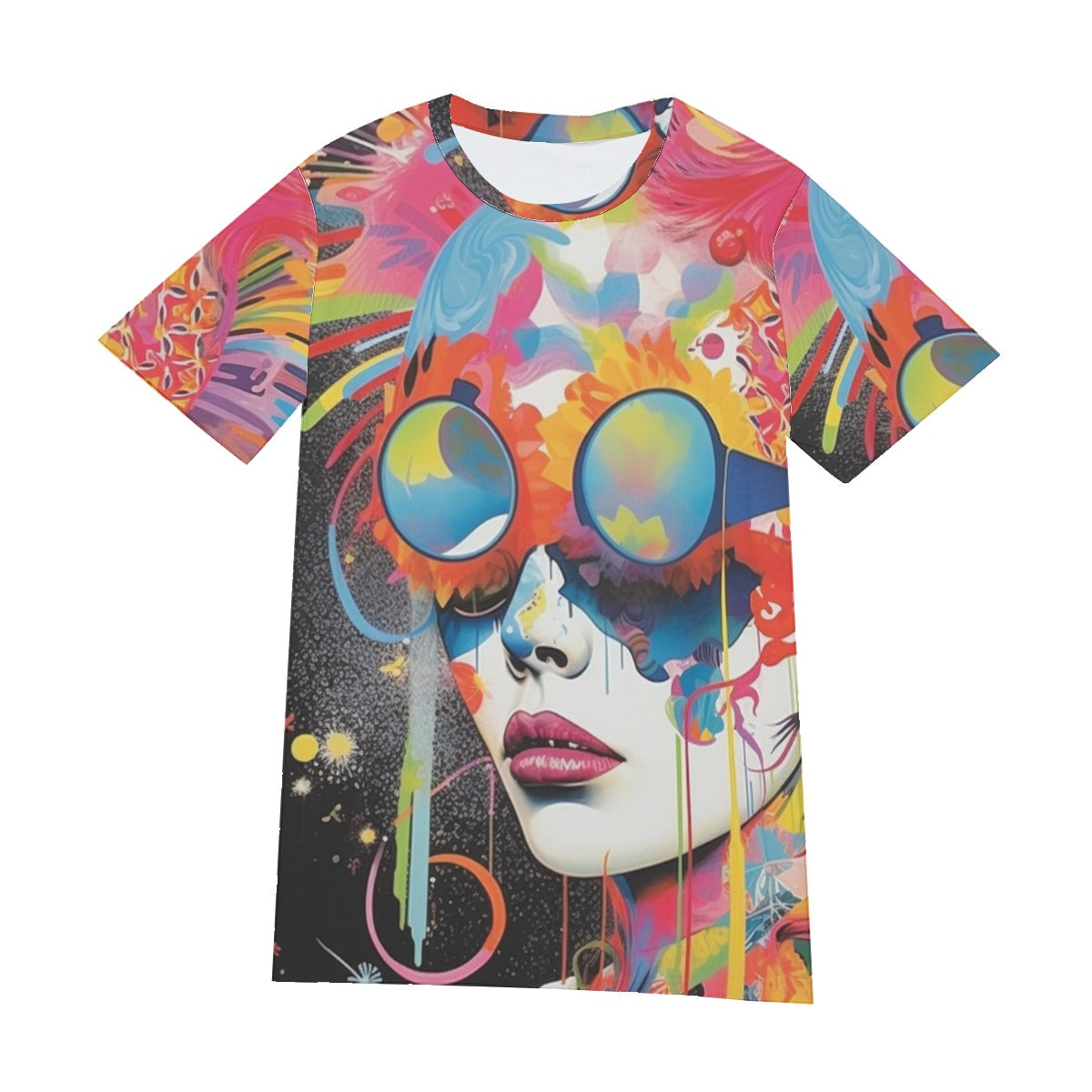 Abstract  O-Neck T-Shirt | 190GSM Cotton