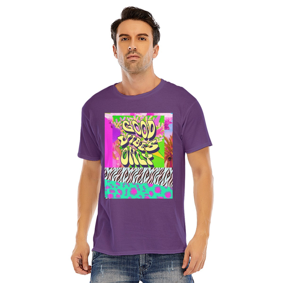 Abstract Unisex O-neck Short Sleeve T-shirt | 180GSM Cotton (DTF)