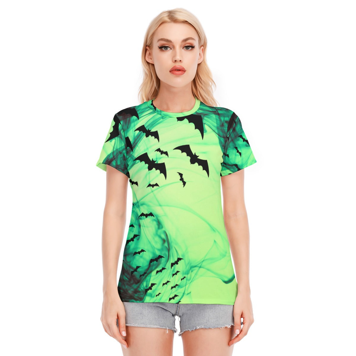 Halloween  Women's Round Neck T-Shirt | 190GSM Cotton