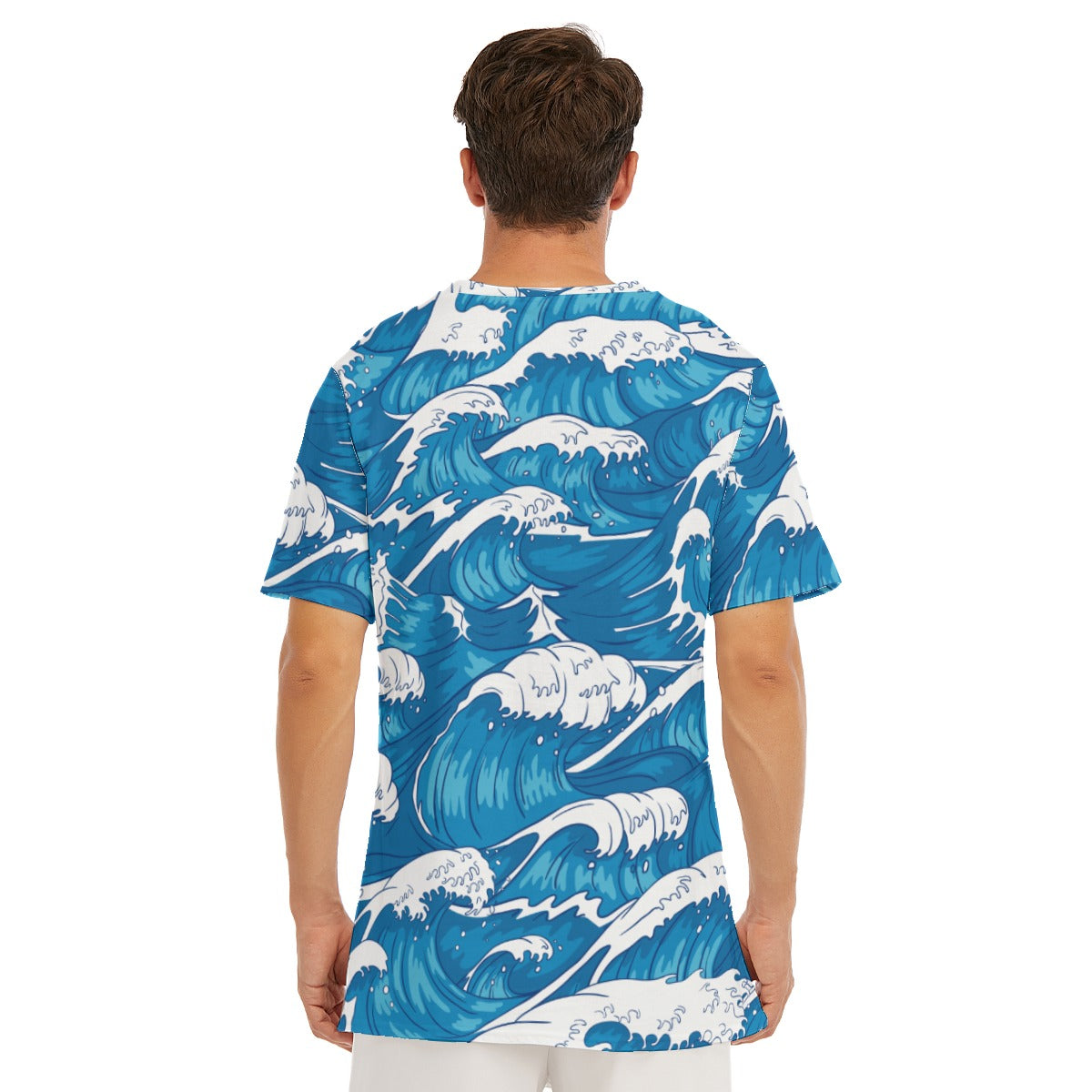 Tiger waves  O-Neck T-Shirt | 190GSM Cotton