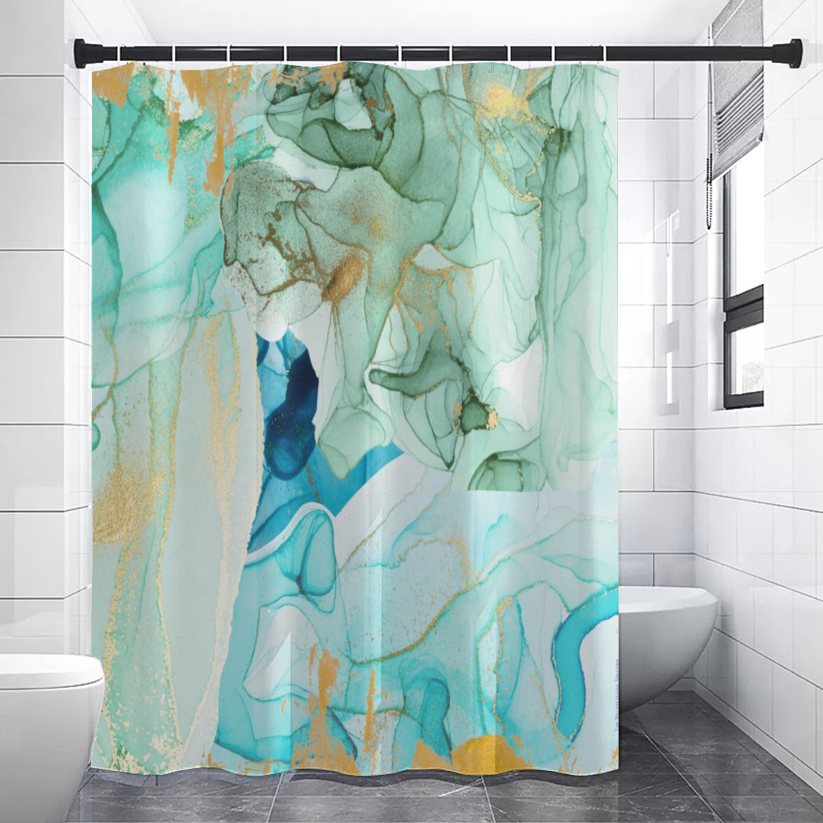 Aqua dreams Shower Curtain