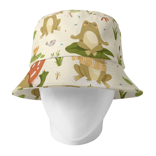 Cottage core Double-Side Printing Bucket hat