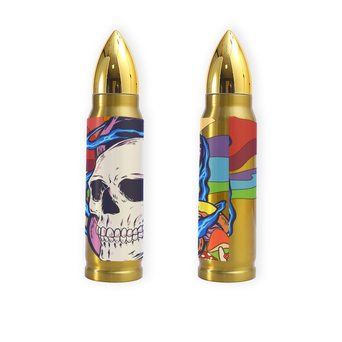 Trippy skull bullet Tumbler 16OZ