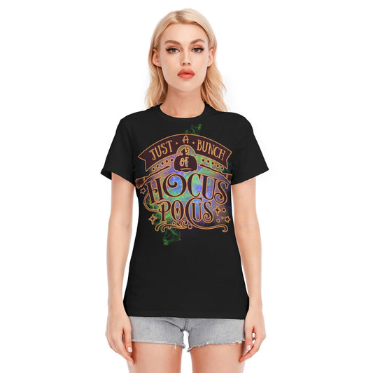 Halloween Women's Round Neck T-Shirt | 190GSM Cotton