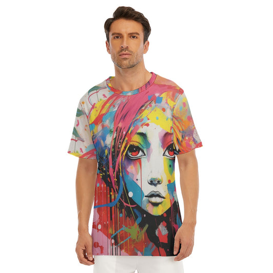 Abstract  O-Neck T-Shirt | 190GSM Cotton