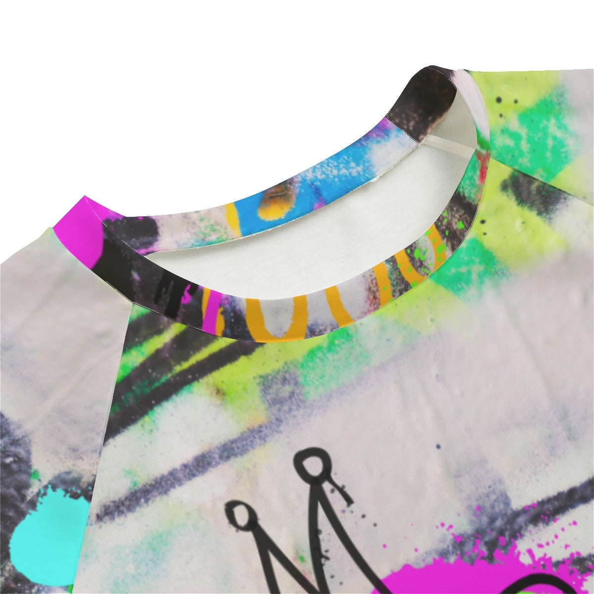 Graffiti love Women's Sweatshirt With Raglan Sleeve | Interlock