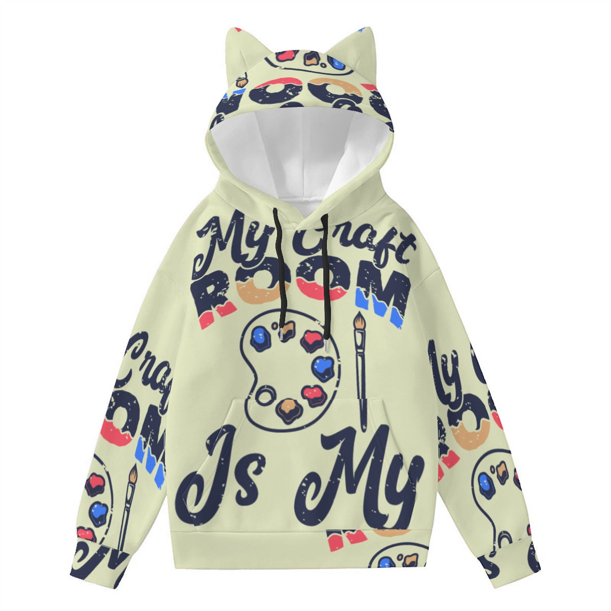 Women’s Hoodie With Decorative Ears