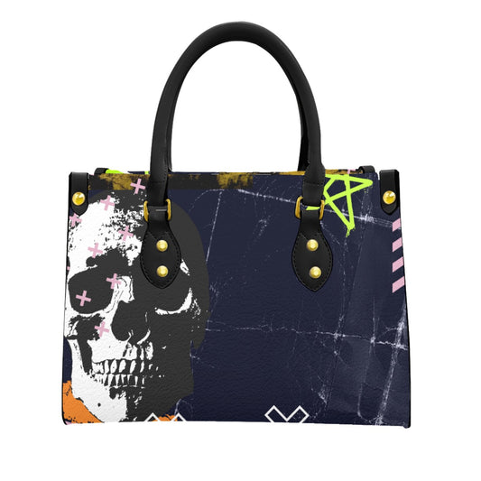 Dark abstract Women's Bag With Black Handle