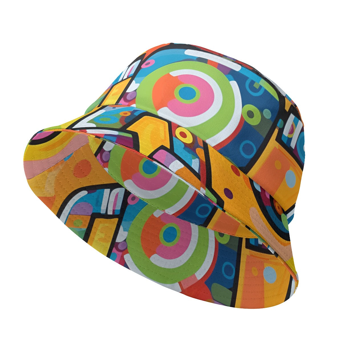 Abstract Bucket hat