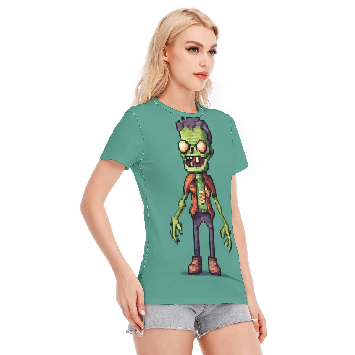 Halloween Women's Round Neck T-Shirt | 190GSM Cotton